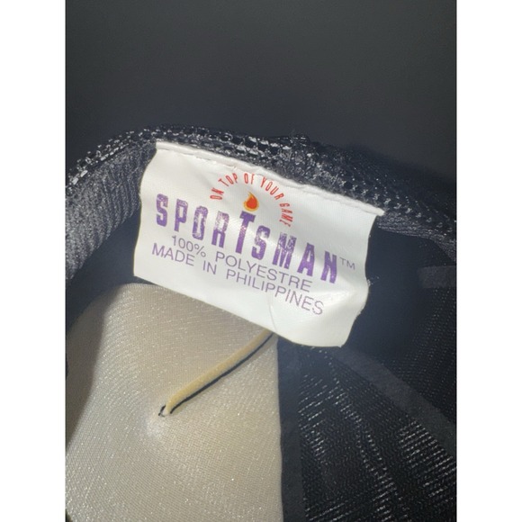 Vintage Mac Tools Motorsports Trucker Hat Snapback Black Mesh Sportsman Made USA - Picture 6 of 6